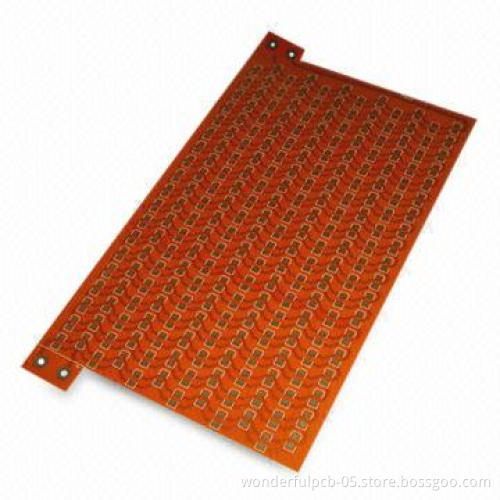 Split Flexible PCB, 2-layer FPC with ENIG Surface Finish and PI 0.2mm Thickness